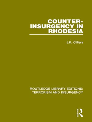 cover image of Counter-Insurgency in Rhodesia (RLE